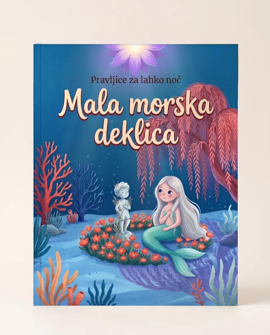 Tiskana slikanica Mala morska deklica