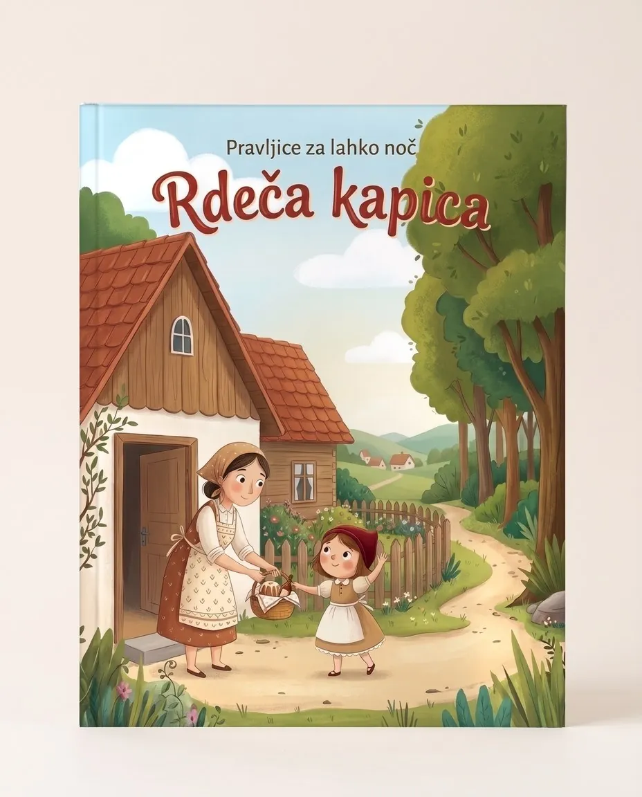 Tiskana slikanica Rdeča kapica